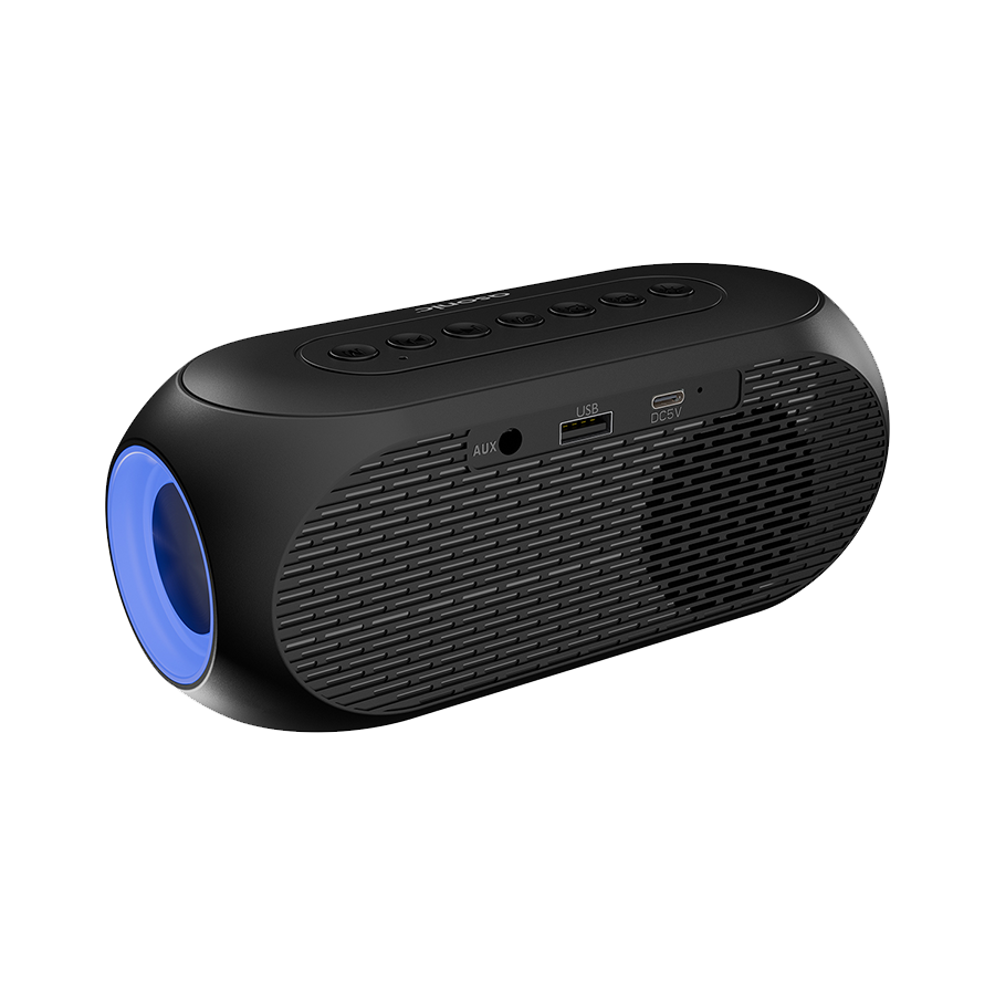 Digitalni sat sa zvučnikom i alarmom za mobitel bluetooth, Asonic AS-W6 1200MAH 5W Black, 40522 - Image 13