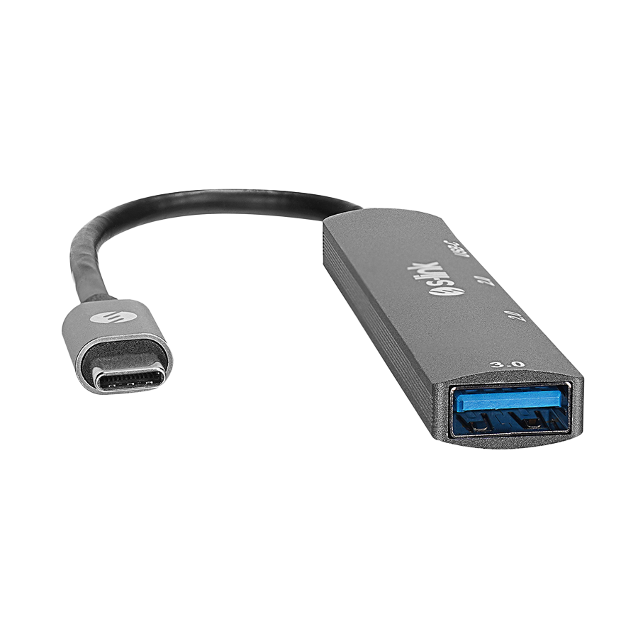 USB HUB S-link SWV-USBC023 4 in 1 Gray Metal TypeC to 2*USB2.0 USB 3.0, PD Type C Adapter, 39871 - Image 5