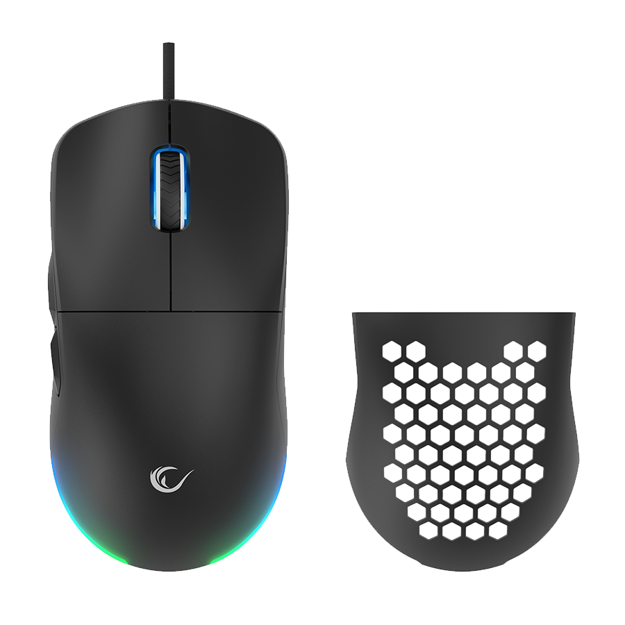 Miš gaming RAMPAGE BLINK Black 7 Macro Keys RGB 12800 DPI, 40072 - Image 10