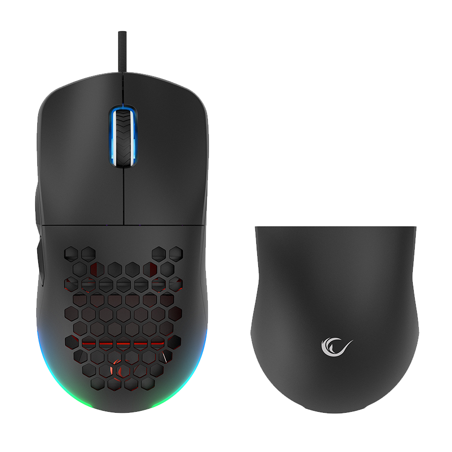 Miš gaming RAMPAGE BLINK Black 7 Macro Keys RGB 12800 DPI, 40072 - Image 11