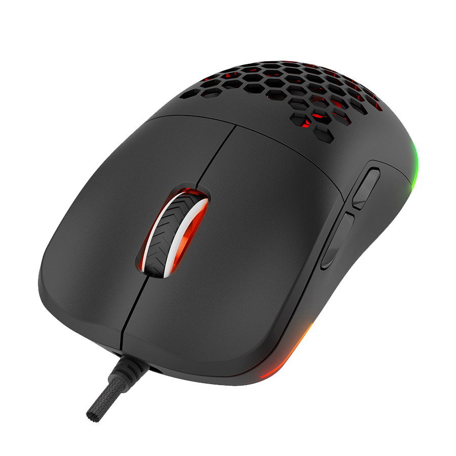 Miš gaming RAMPAGE BLINK Black 7 Macro Keys RGB 12800 DPI, 40072 - Image 15