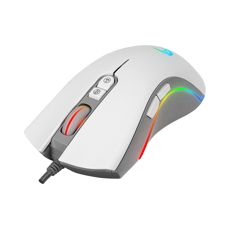 Miš gaming RAMPAGE SMX-R22 PhoenIX V2 White 7 key RGB 12800DPI, 39102 - Image 10