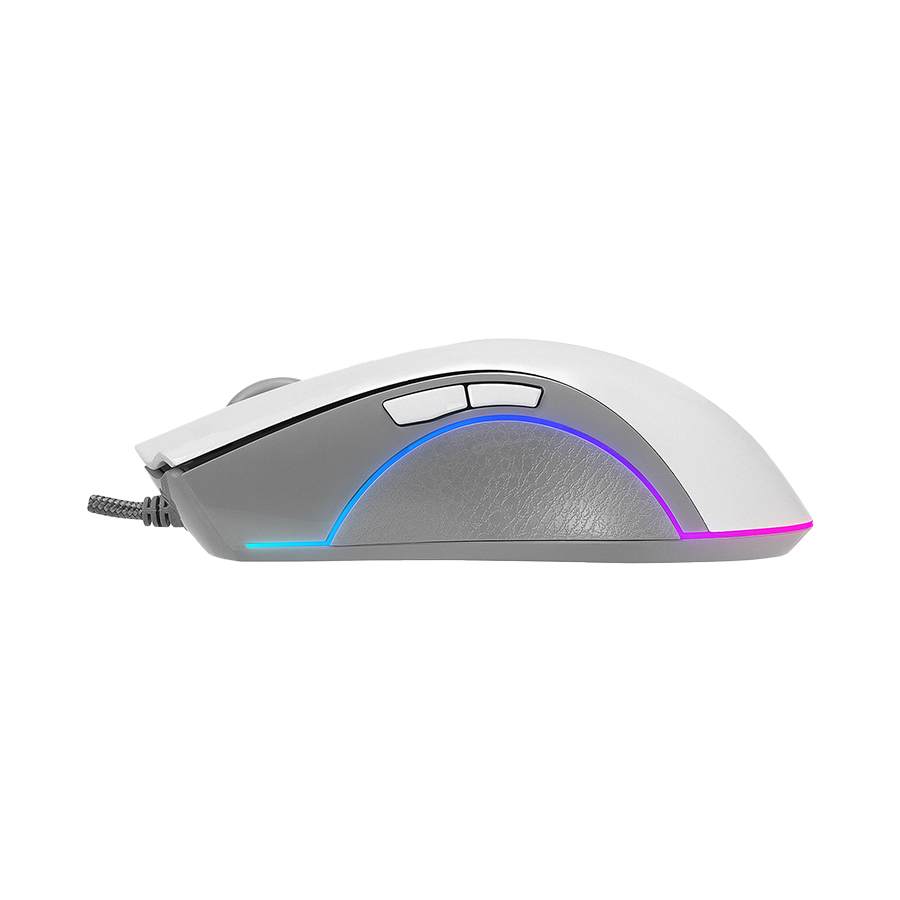 Miš gaming RAMPAGE SMX-R22 PhoenIX V2 White 7 key RGB 12800DPI, 39102 - Image 12