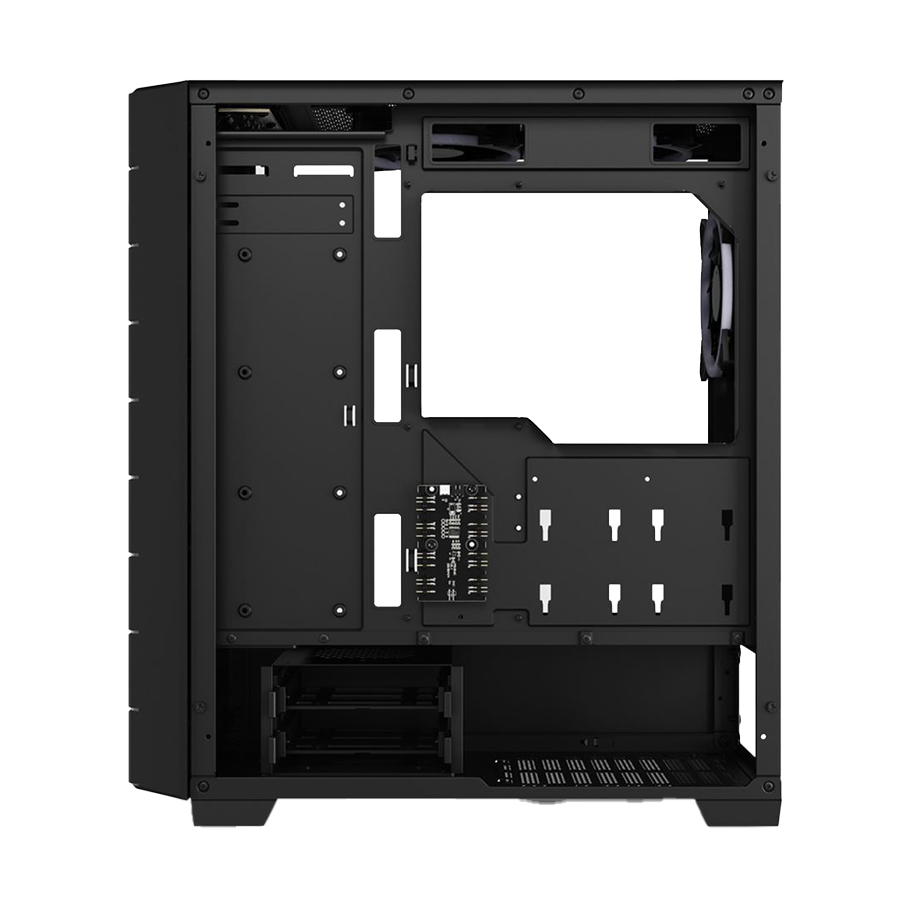 Kućište SHARKOON gaming, RGB HEX bk ATX, Tempered Glass, ventilator 4x120mm, black - Image 15