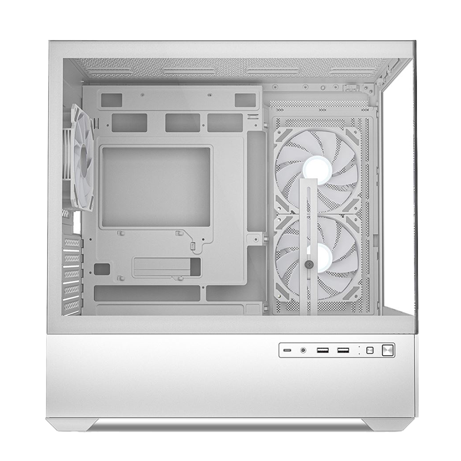 Kućište SHARKOON gaming, MK6 RGB White mATX, ventilator 3x120mm - Image 12