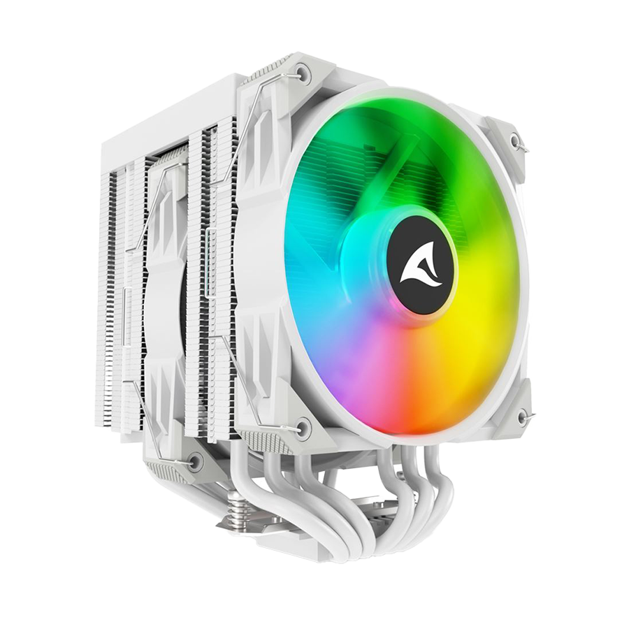 CPU hladnjak Sharkoon A60 RGB White Air Cooler Intel AMD - Image 10