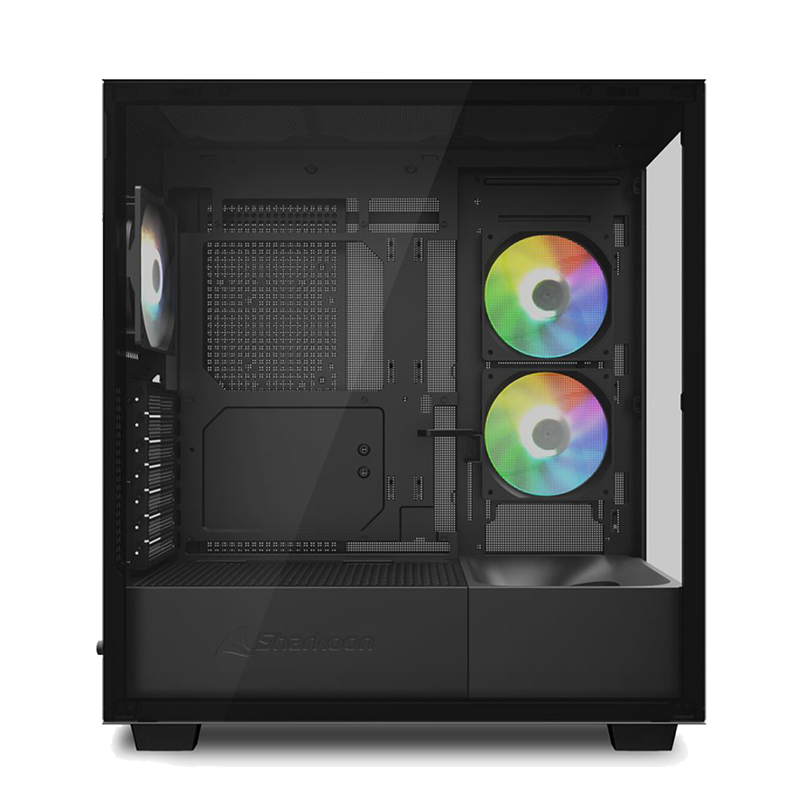 Kućište SHARKOON gaming, Rebel C60 RGB Black ATX, ventilator 4x120 - Image 23