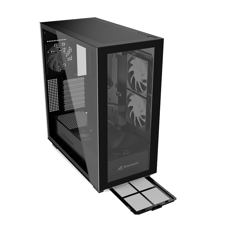 Kućište SHARKOON gaming, Rebel C60 RGB Black ATX, ventilator 4x120 - Image 27