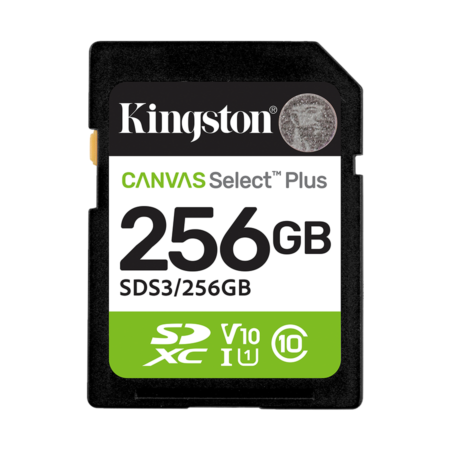 SD card Kingston 256 GB SDS3/256GB Class10 Canvas Select Plus SD adapter, 100MBs Read,Class 10 UHS-I - Image 4
