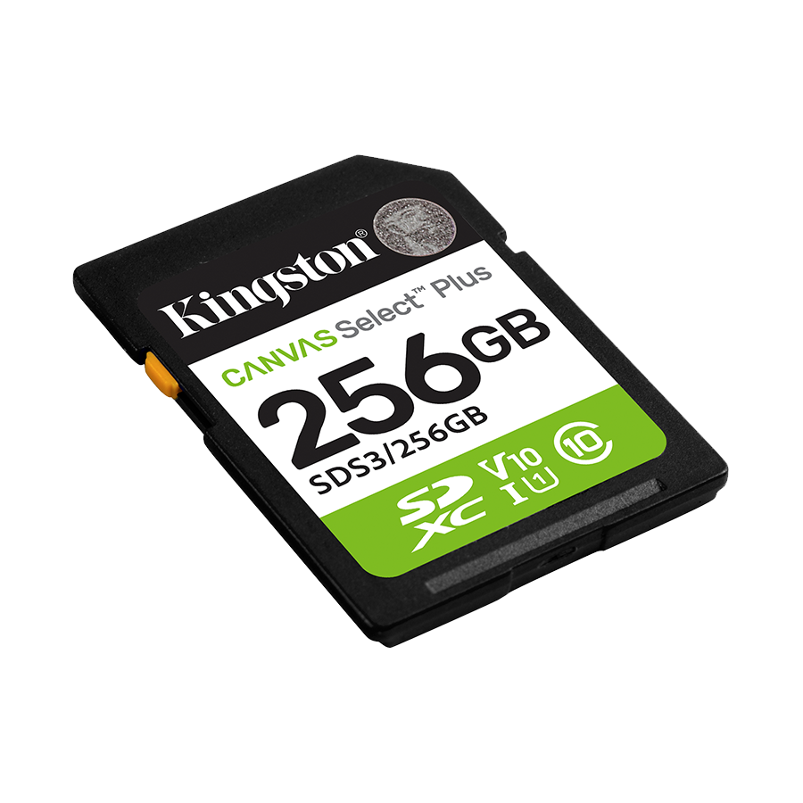SD card Kingston 256 GB SDS3/256GB Class10 Canvas Select Plus SD adapter, 100MBs Read,Class 10 UHS-I - Image 5
