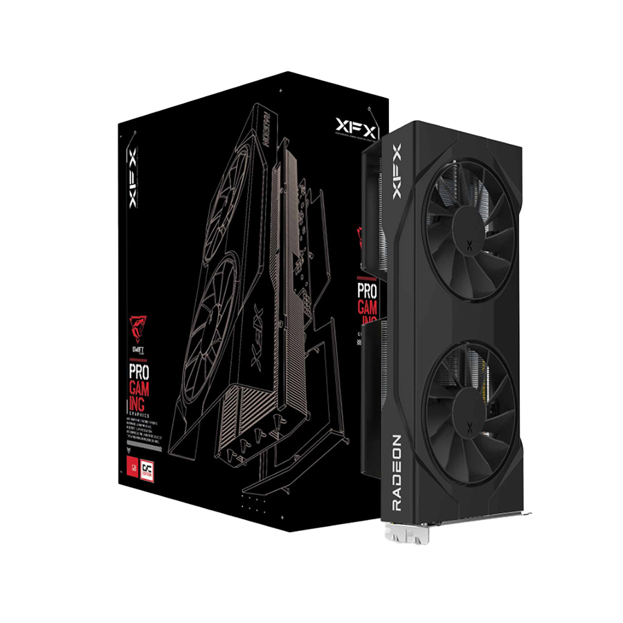 VGA XFX Swift AMD Radeon RX 9060 XT OC 16GB GDDR6 128-bit HDMI 2x DP RX-96TSW16BQ - Image 6