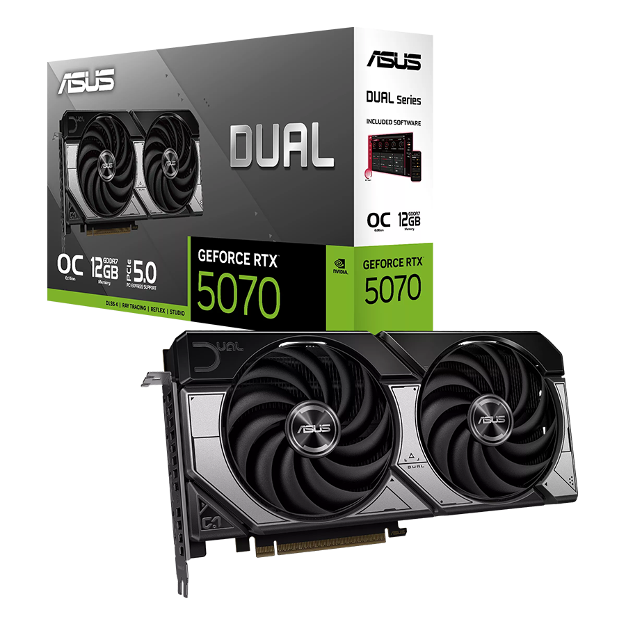 VGA ASUS DUAL-RTX5070-O12G 12GB GDDR7 , 192-bit, 3x DP, 1x HDMI - Image 8