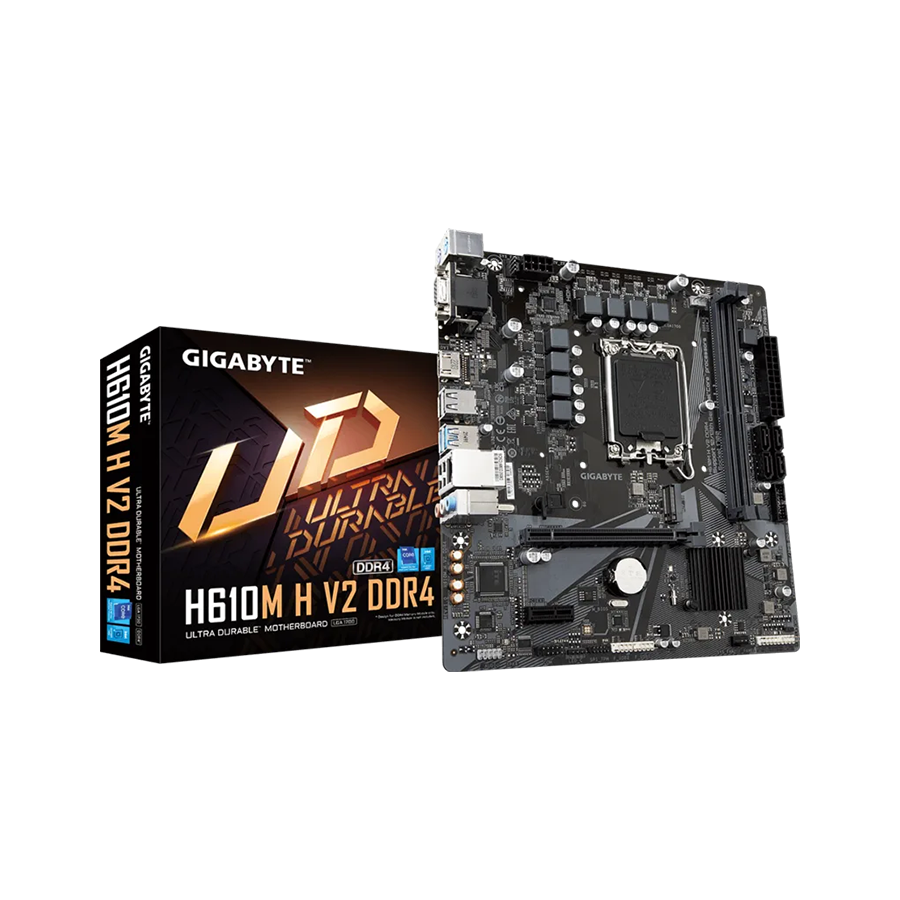 Gigabyte MB H610M H V2 DDR4 G10, LGA1700, 2xDDR4 up to 64GB, 1xM.2, HDMI,VGA, 2xPS2, 6xUSB - Image 4