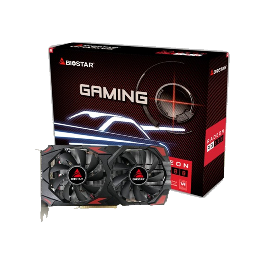 VGA BIOSTAR RX580-8GB 2048SP, DP, HDMI, DVI - Image 3