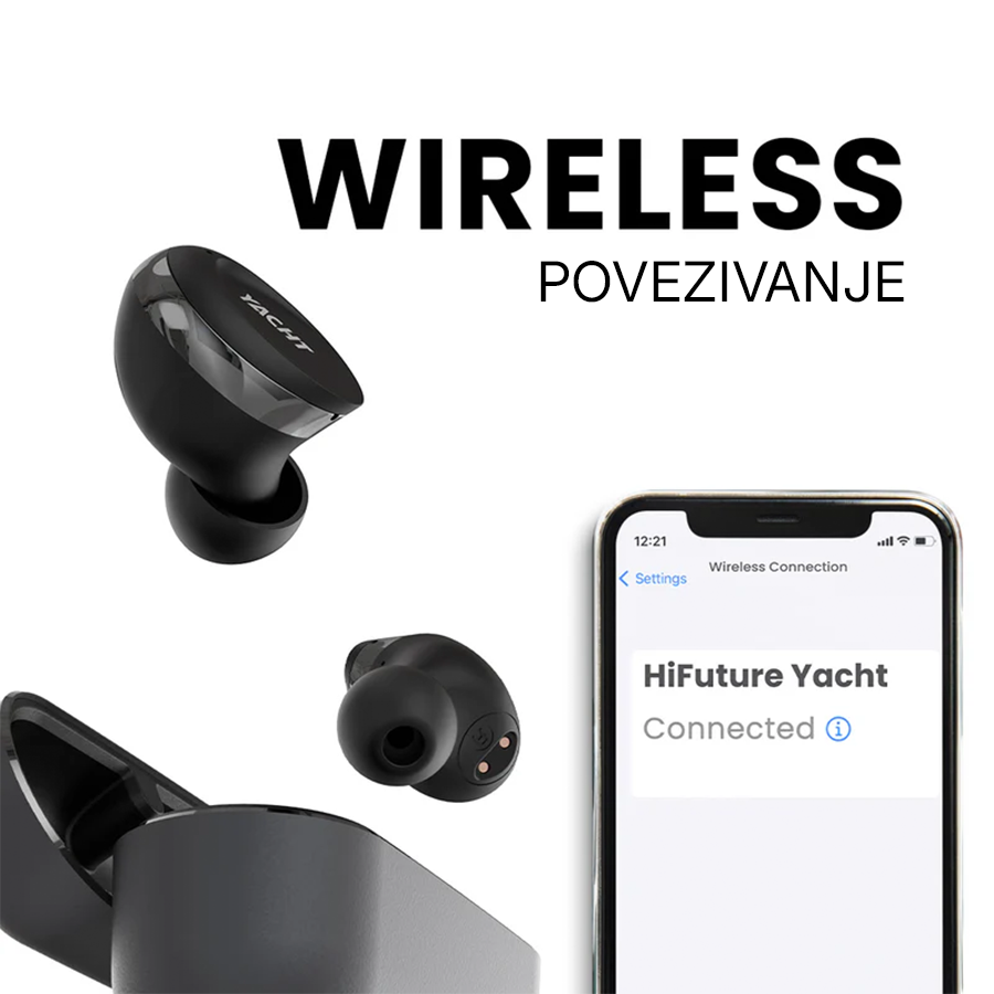 Slušalice HiFuture Yacht TWS earbuds Rose gold - Image 14