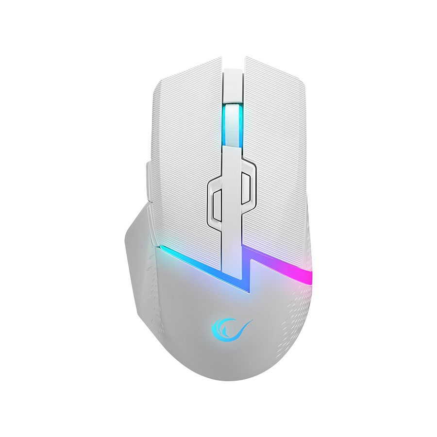 Miš gaming RAMPAGE DROP M3 V2 24000 DPI 3311 Sensor White RGB Rechargeable Wireless 80 Million Huano Switch Gaming Mouse, 42562 - Image 10
