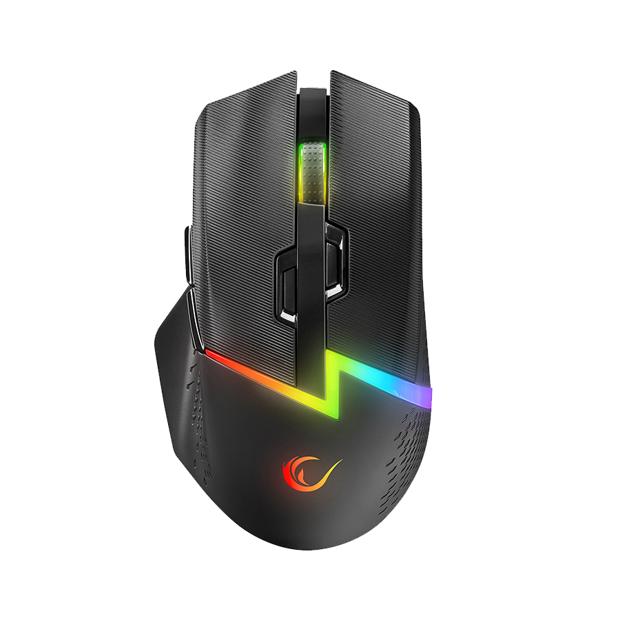 Miš gaming RAMPAGE DROP M3 V2 24000 DPI 3311 Sensor Black RGB Rechargeable Wireless 80 Million Huano Switch Gaming Mouse, 42561 - Image 10