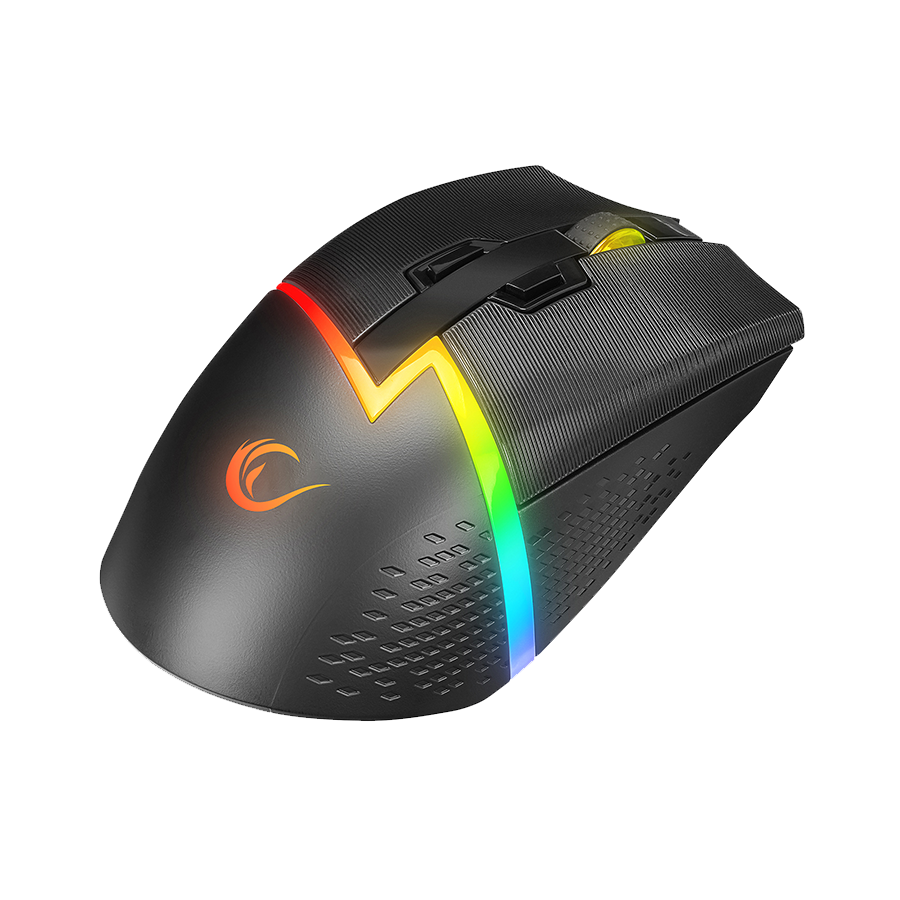 Miš gaming RAMPAGE DROP M3 V2 24000 DPI 3311 Sensor Black RGB Rechargeable Wireless 80 Million Huano Switch Gaming Mouse, 42561 - Image 15