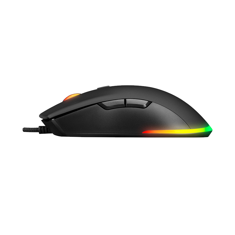 Tastatura + miš gaming RAMPAGE KM-RX7 FORTUNA V2 Rainbow Backlit USB Black Gaming Combo US Layout English Gaming Keyboard 12800 dpi Mouse, 42577 - Image 14