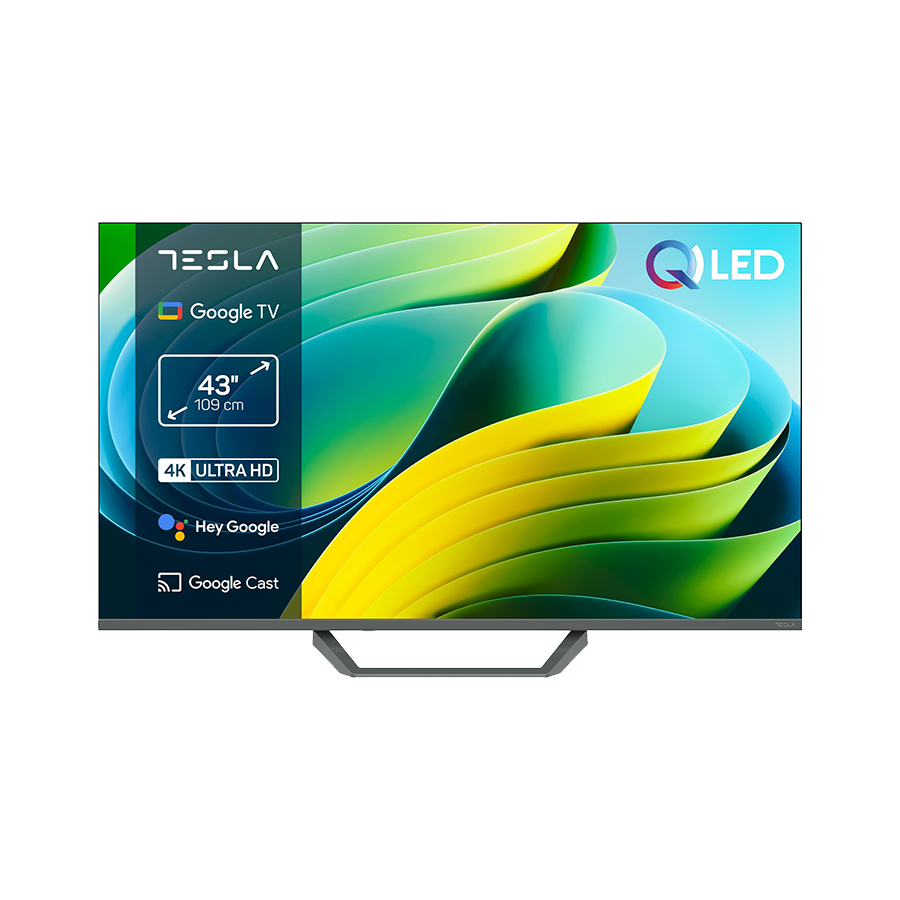 TESLA TV QLED Q43E655GUS UHD QLED powered by Google TV UHD Voice Control - Image 8