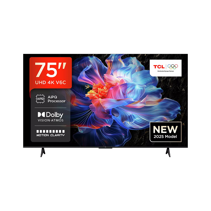 TCL 75"V6C 4K TV Google OS HDR10 HVA Panel Motion Clarity Dolby Audio, AiPQ Processor, - Image 6