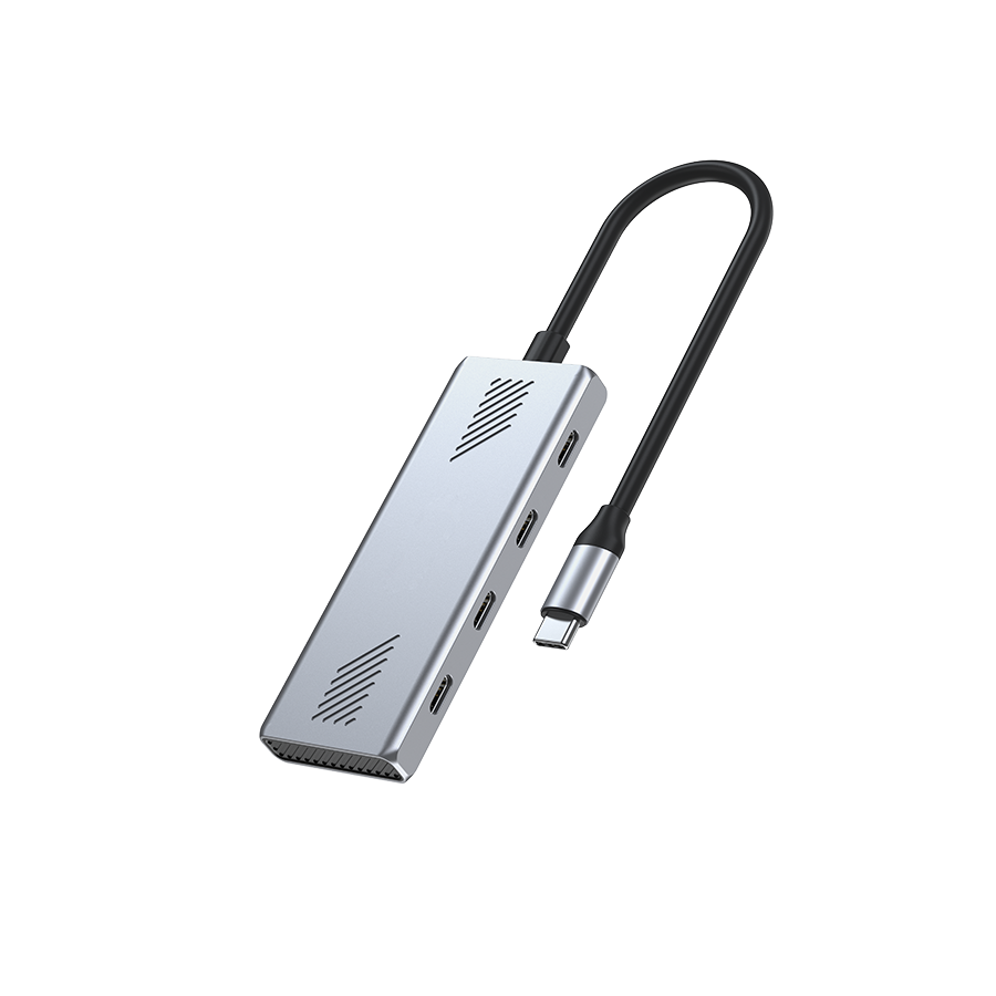 USB HUB GEMBIRD Type-C to Type-C, 4-port USB-C 3.2 (Gen 2) Type-C hub, UHB-CM-U310-C4-01 - Image 6