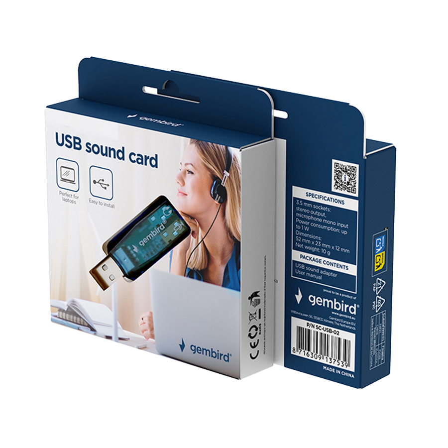 Zvučna kartica GEMBIRD, Virtus2, USB SC-USB-02 - Image 8