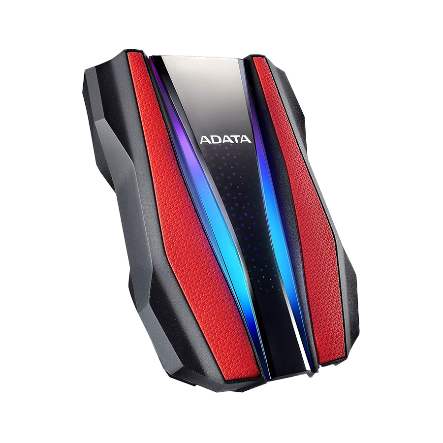 EXT.HDD 2TB ADATA HD770G USB 3.2/2.5" 5400rpm 8MB/RGB stripes triple layer protetction/RED AHD770G-2TU32G1-CRD - Image 2