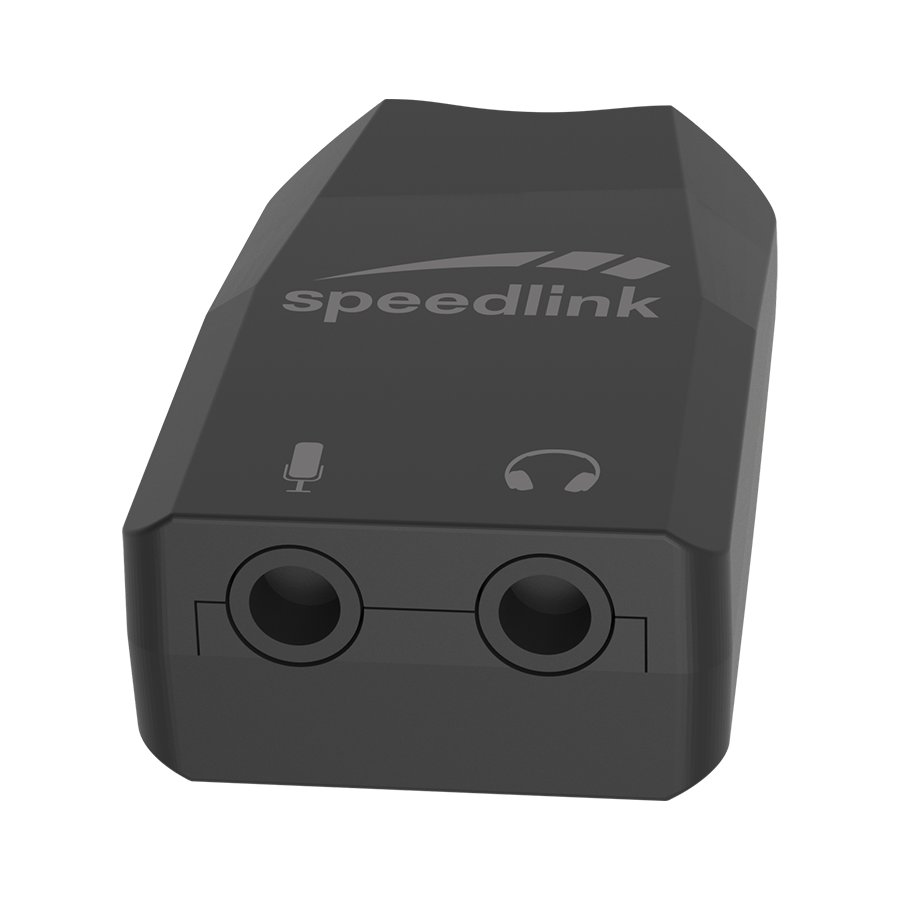 Zvučna kartica SPEEDLINK VIGO USB-C Sound Card, black, SL-880501-BK - Image 6