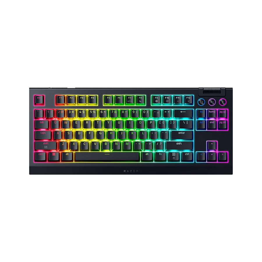 Tastatura Razer BlackWidow V4 Tenkeyless HyperSpeed - Hot-swappable Wireless Mechanical Gaming Orange Tactile Switch - US RZ03-05480100-R3M1 - Image 3
