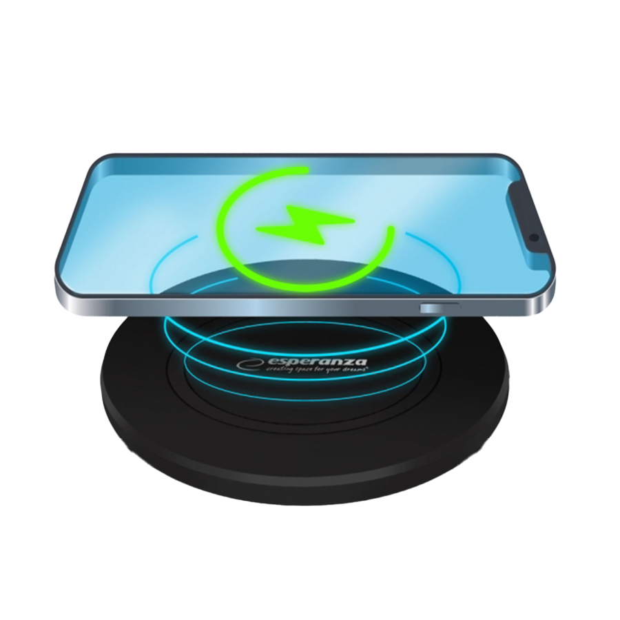 Punjač ESPERANZA Wireless Charger za mobitel,15W INDUCTION CHARGER PREON, EZC102 - Image 4