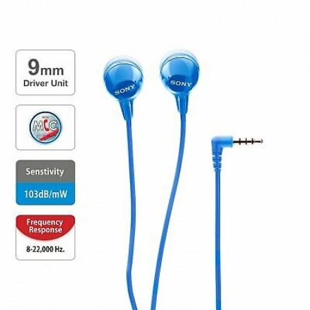 Sony In-ear Slušalice sa mikrofonom EX-15 Blue - Image 3