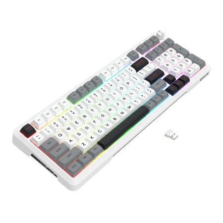 ReDragon - Gaming Mehanička Tastatura Bragi Pro MK688 White - Image 4