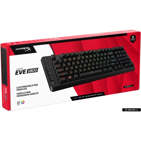 HyperX Gaming Tastatura Eve 1800 RGB B7JE0AA - Image 5