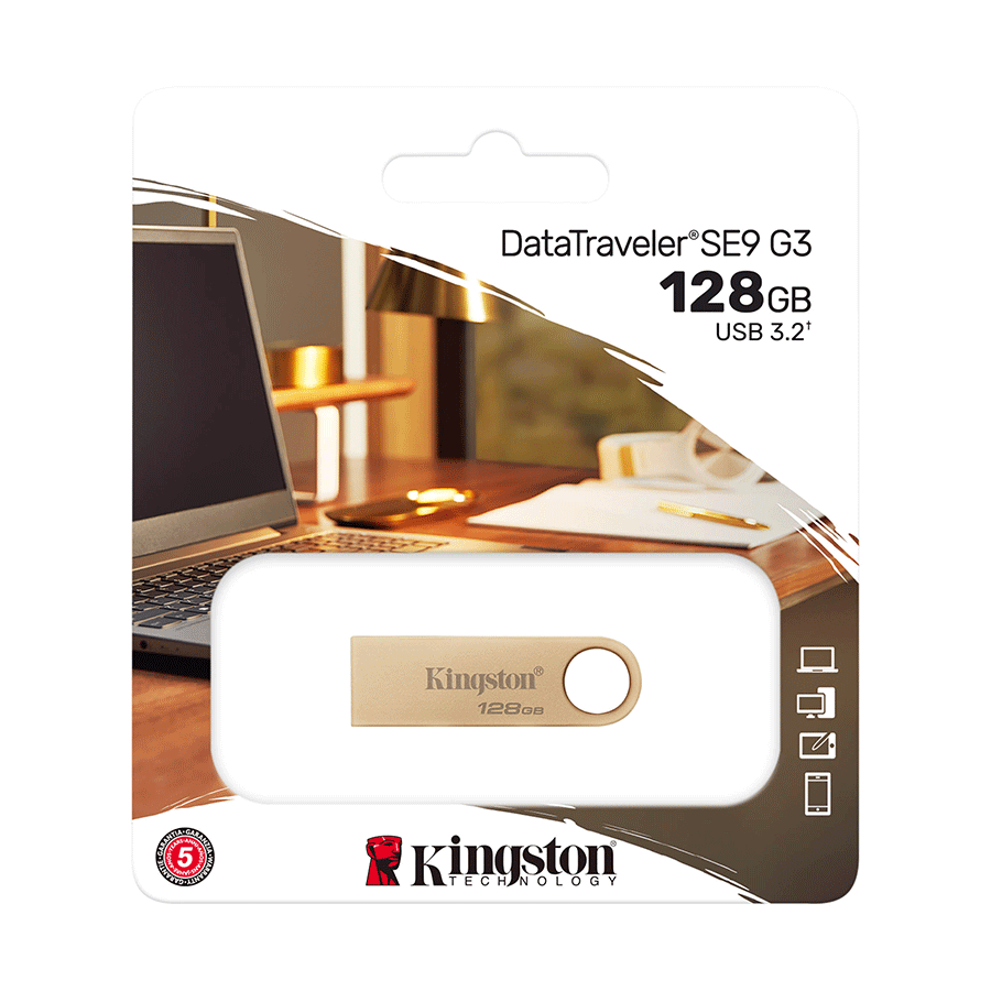 USB Memory stick Kingston 128GB USB 3.2 Gen up to 220MB/s read and 100MB/s write DTSE9G3/128GB - Image 3