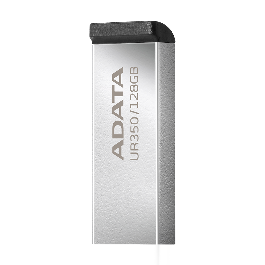 USB Memory stick Adata UFD 128GB, USB 3.2, Up to 100MB/s3 UR350-128G-RSR/BK 2 Crni Metal Style - Image 2