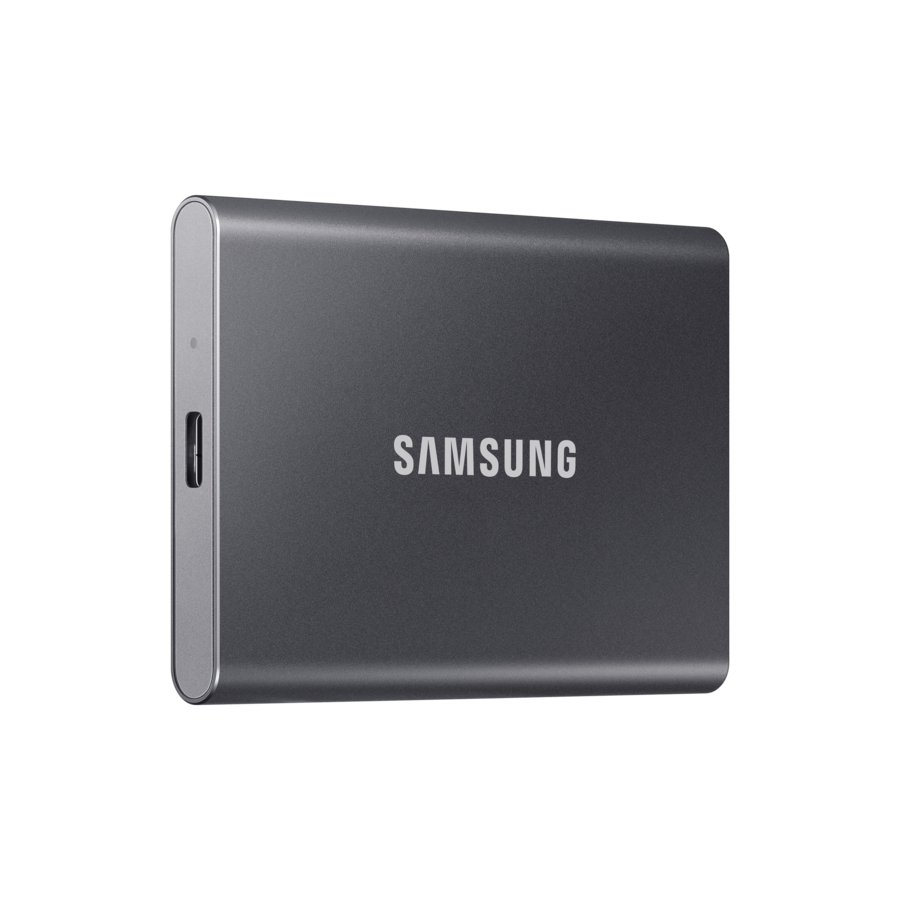 EXT.SSD SAMSUNG Portable T7 1TB USB 3.2 Gen 2 Sequential Read/Write : Up to 1,050MB/sec /Up to 1,000 MB/sec/siva/MU-PC1T0T/WW