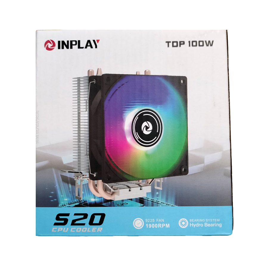 CPU hladnjak INPLAY CPU Cooler S20, LGA 115x, 1200, 17xx, 1366, AMD AM3, AM4, AM5 - Image 2