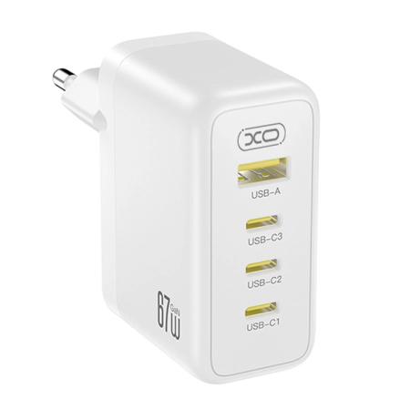 XO Charger CE39 3x USB-C + USB-A 67W Fast Charger - Image 2