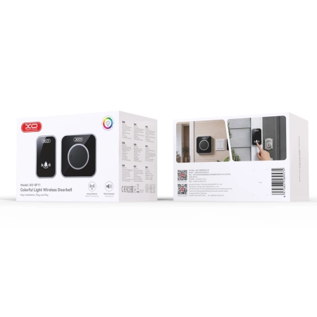 XO SF11 Multicolour Flashing Doorbell Wireless - Image 2