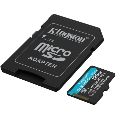 Kingston MicroSD Canvas GO Select Plus Memory Card 128GB V30 - Image 3