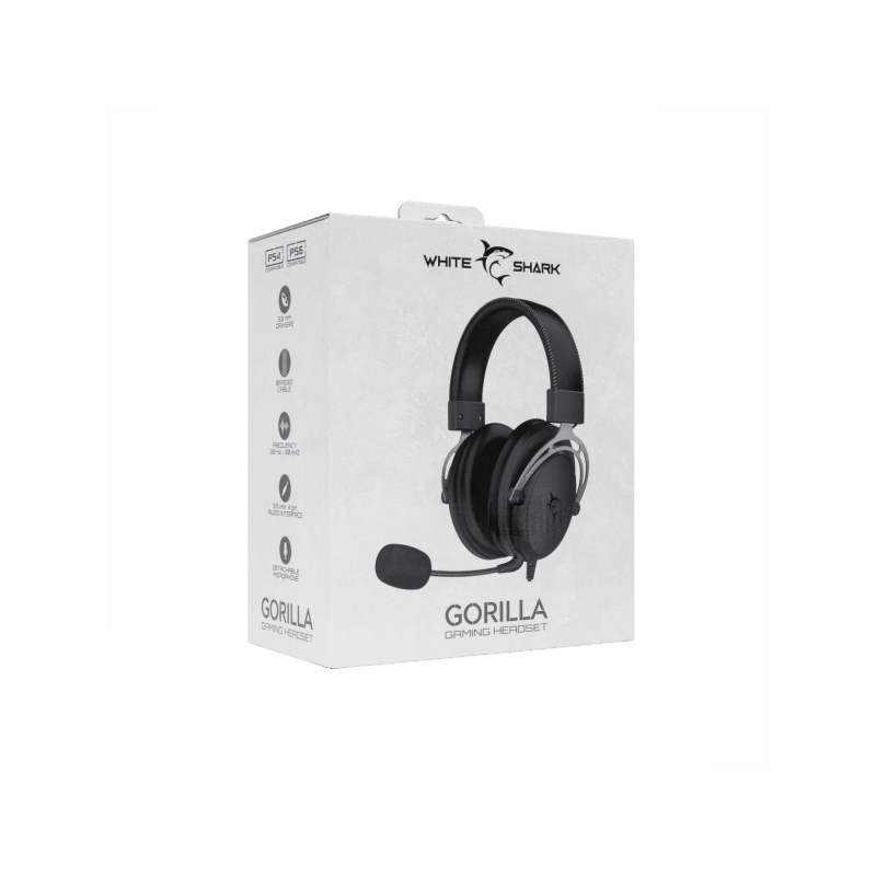 White Shark HEADSET GH-2341 GORILLA Crno/sive - Image 7