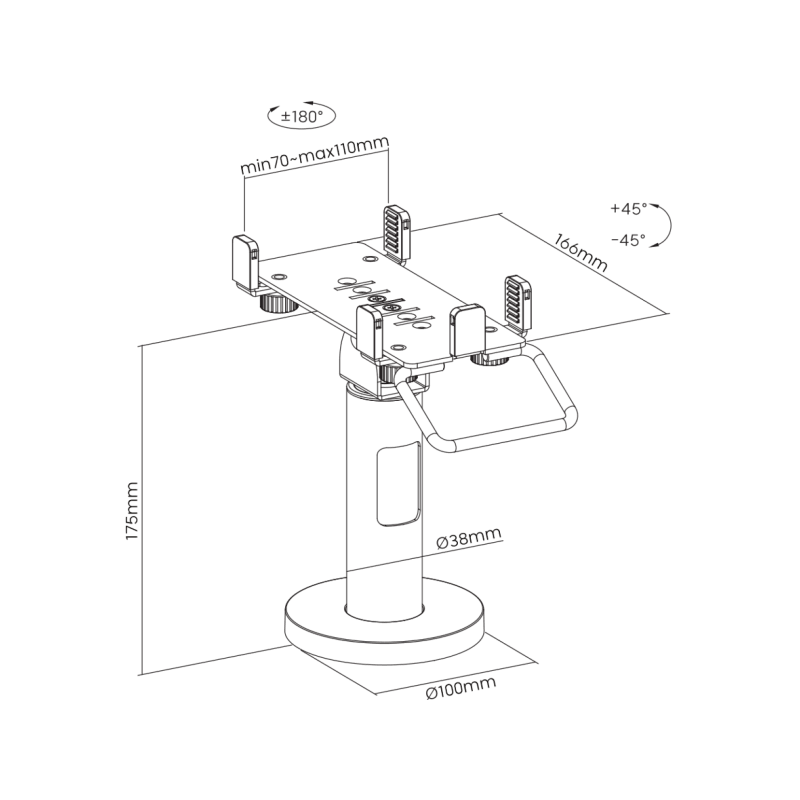 SBOX STALAK ZA POS TERMINAL PTM-05 UNIVERZALNI - Image 5