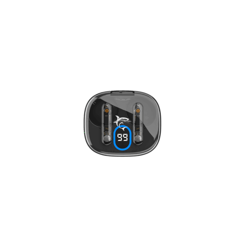 White Shark EARBUDS Slušalice + mikrofon Bluetooth GEB-TWS37 HYPERBEAT Crne - Image 2