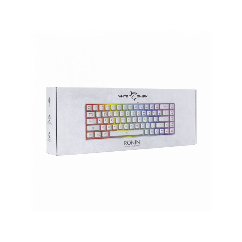 White Shark TASTATURA GK-2201 RONIN Bijela / US - Image 5