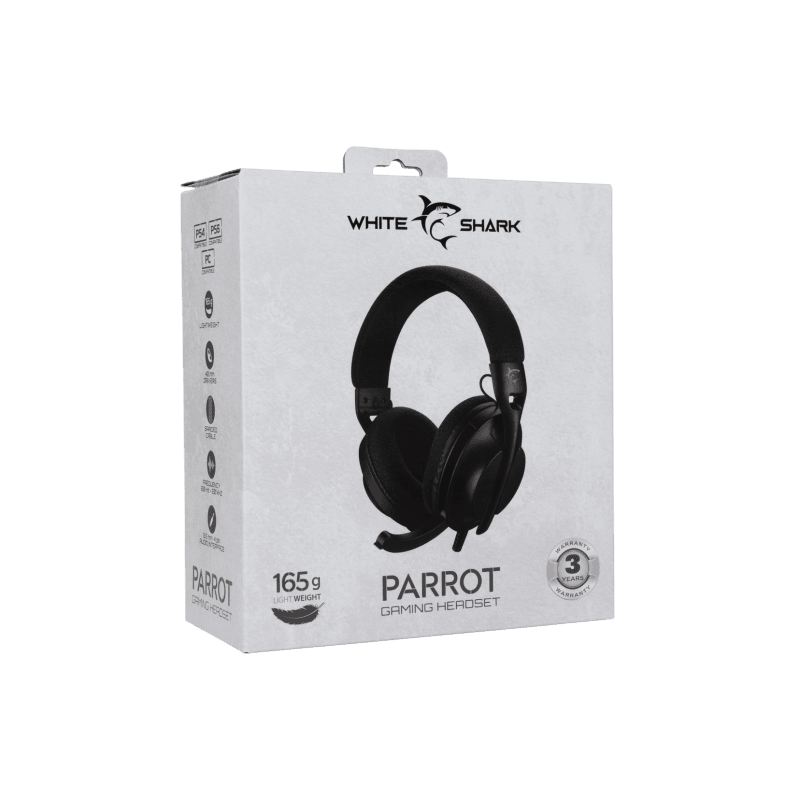 White Shark HEADSET GH-2440 PARROT Crne - Image 10