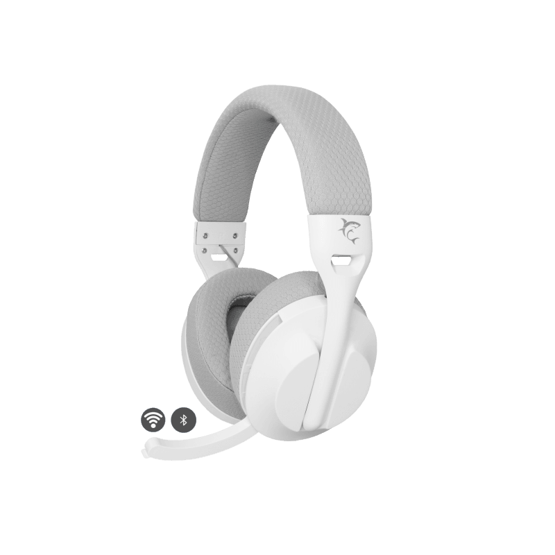 White Shark HEADSET WGH-2441 FALCON White/Grey - Wireless - Image 2