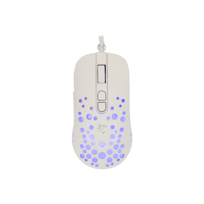 White Shark MIŠ GM-9004 TRISTAN-2 Bijeli RGB / 12.800 dpi
