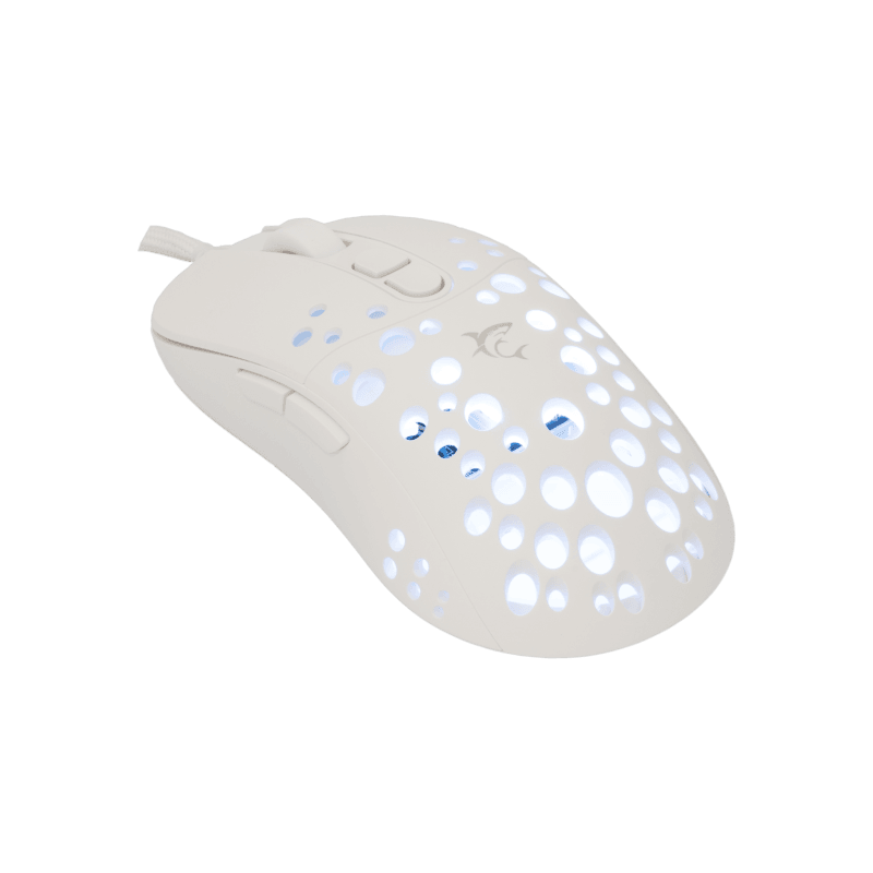 White Shark MIŠ GM-9004 TRISTAN-2 Bijeli RGB / 12.800 dpi - Image 2