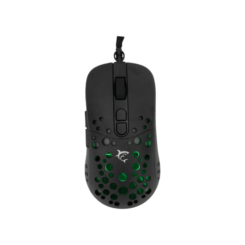 White Shark MIŠ GM-9004 TRISTAN-2 Crni RGB / 12.800 dpi
